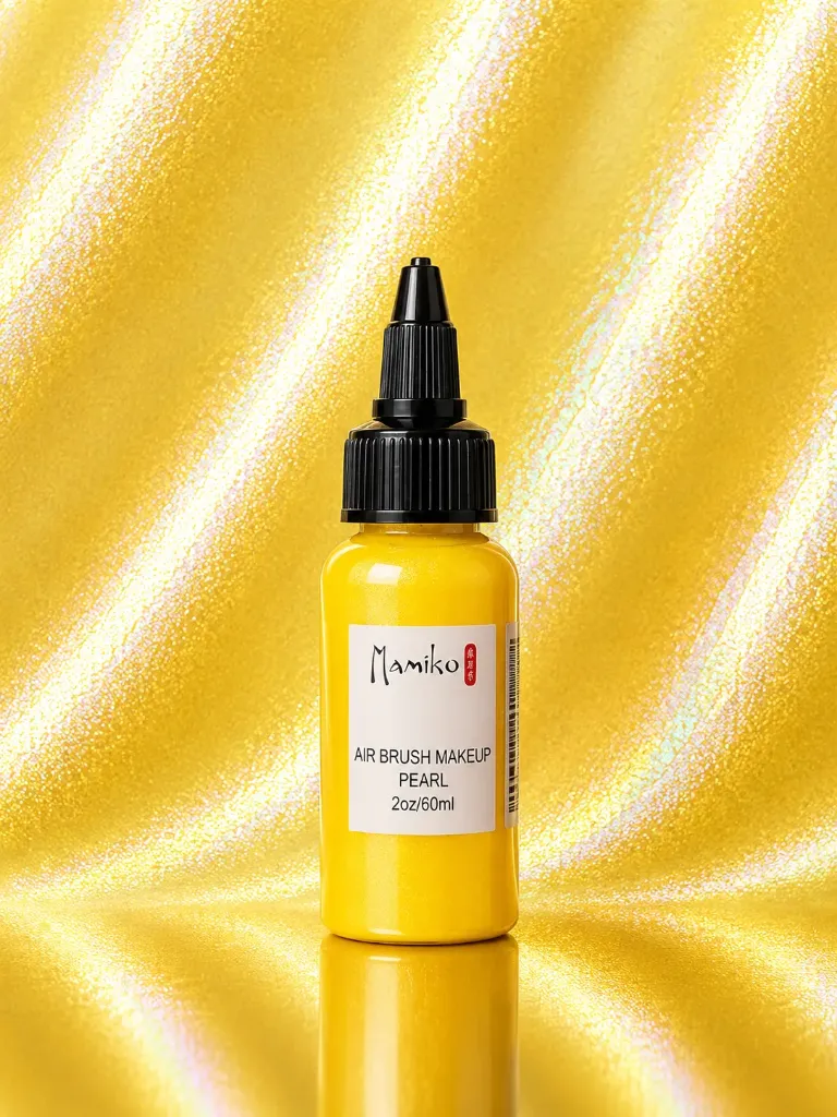 [161-060] AIR BRUSH PEARL COLOR "YELLOW 60ML" 