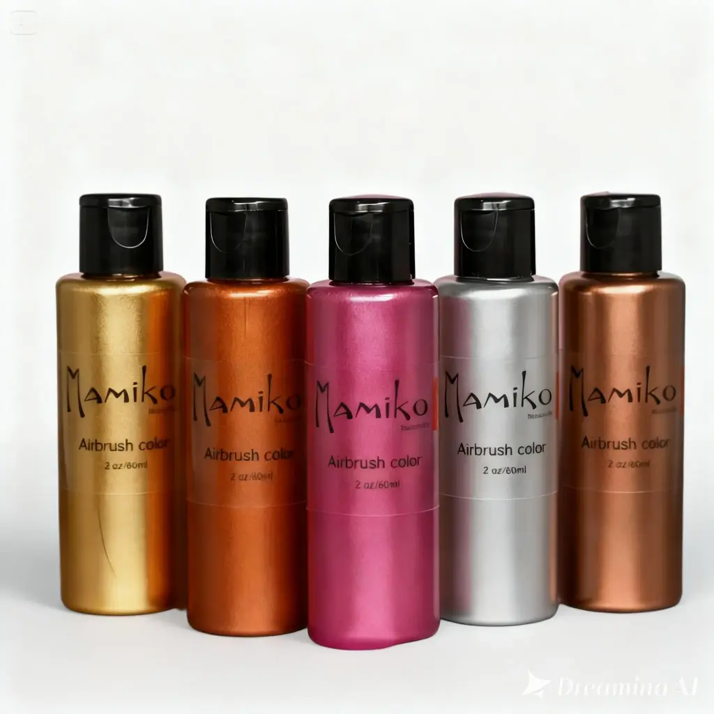 [AIR 3-060] AIR BRUSH PACK METAL COLOR 60ML" 