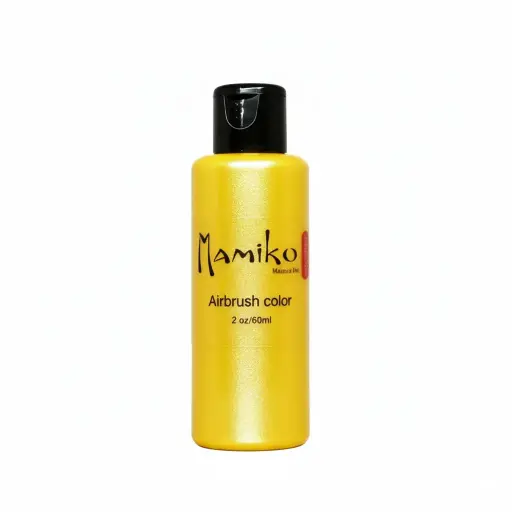 [161-060] AIR BRUSH PEARL COLOR "YELLOW 60ML" 